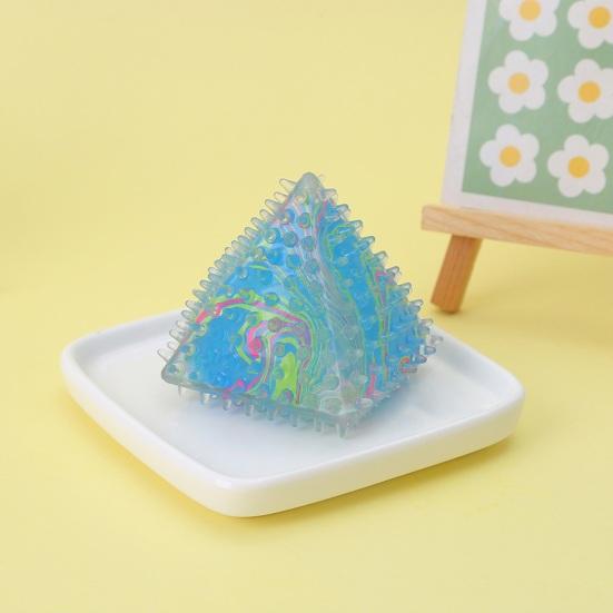 Geometric Slow-Rising Squeeze Toy Soft TPR Fidget for Stress Relief Cute Textured Decompression Gadget for Kids Adults