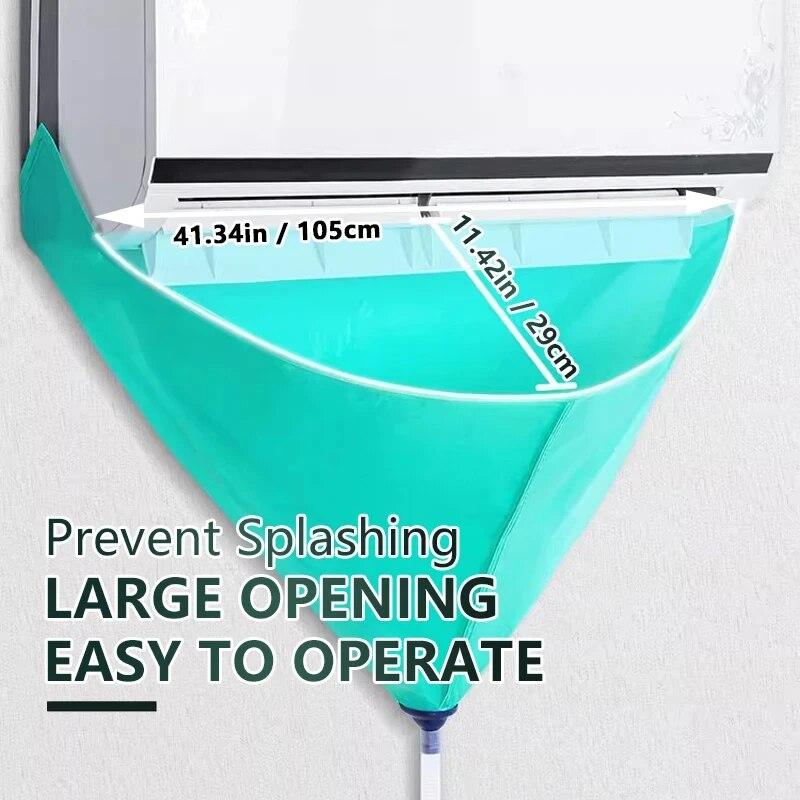 1/6/8pcs Air Conditioning Cleaning Kit Leak-proof Cover Full Set of Air Conditioner Cleaner with Water Pipe Clean Tools