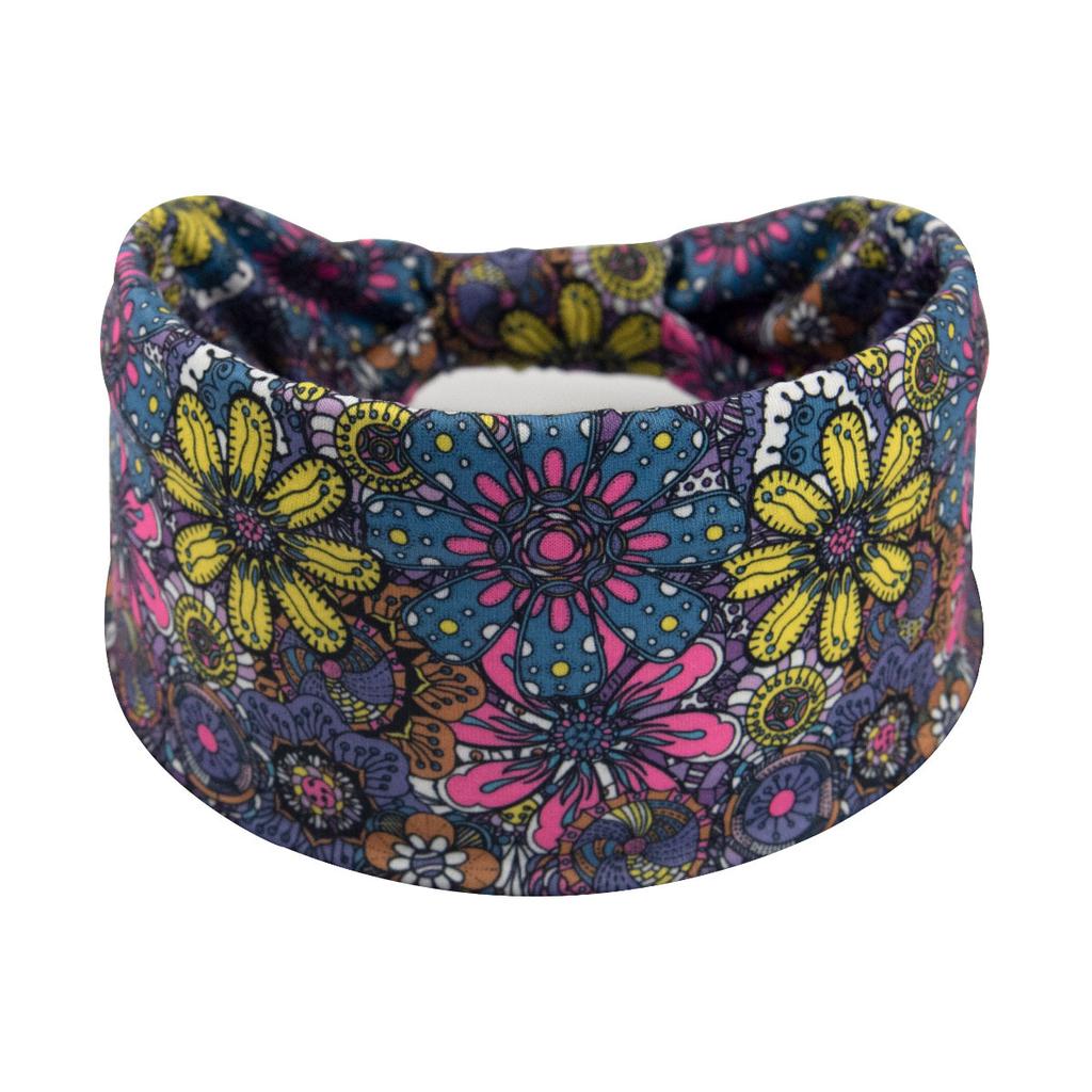 Bohemian Cashew Yoga Übung Stirnband Anti Schweiß und Feuchtigkeit Absorbieren Elastische Baumwolle Stirnband Knoten Stirnband