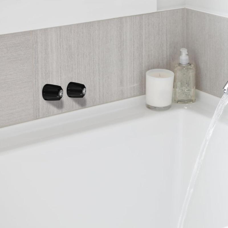 4Pcs Bathroom Faucet Handle Upgrade Kit Sturdy Kirsite Shower Controlling Knob Accessories Shower Handle Kit