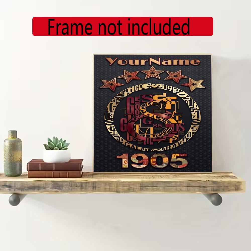 Galatasaray Customize Text Diamond Painting Round Diamond Mosaic Suitable For Beginners Diamond Painting Rhinestones Gift Frameless