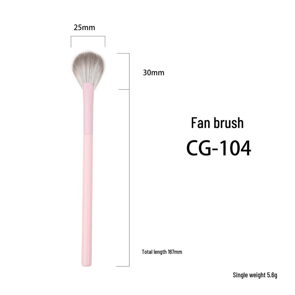 8-Piece Professional Makeup Brush Set with Soft Bristles for Powder & Eyeshadow - Premium Quality for Makeup Artists