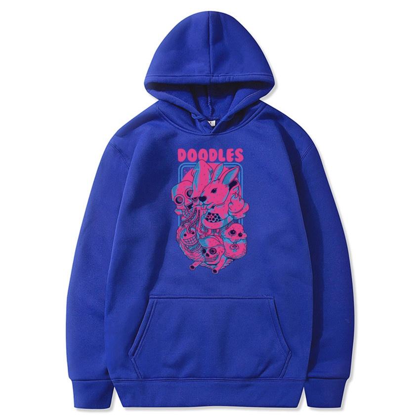 Funny Autumn And Winter Fleece Hoodie Street Fashion Harajuku Pullover, Men's and Women's Casual Long Sleeved Warm Hoodie