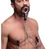 Degraded Mouth Gag and Nipple Clamps - Generic - BDSM Gags