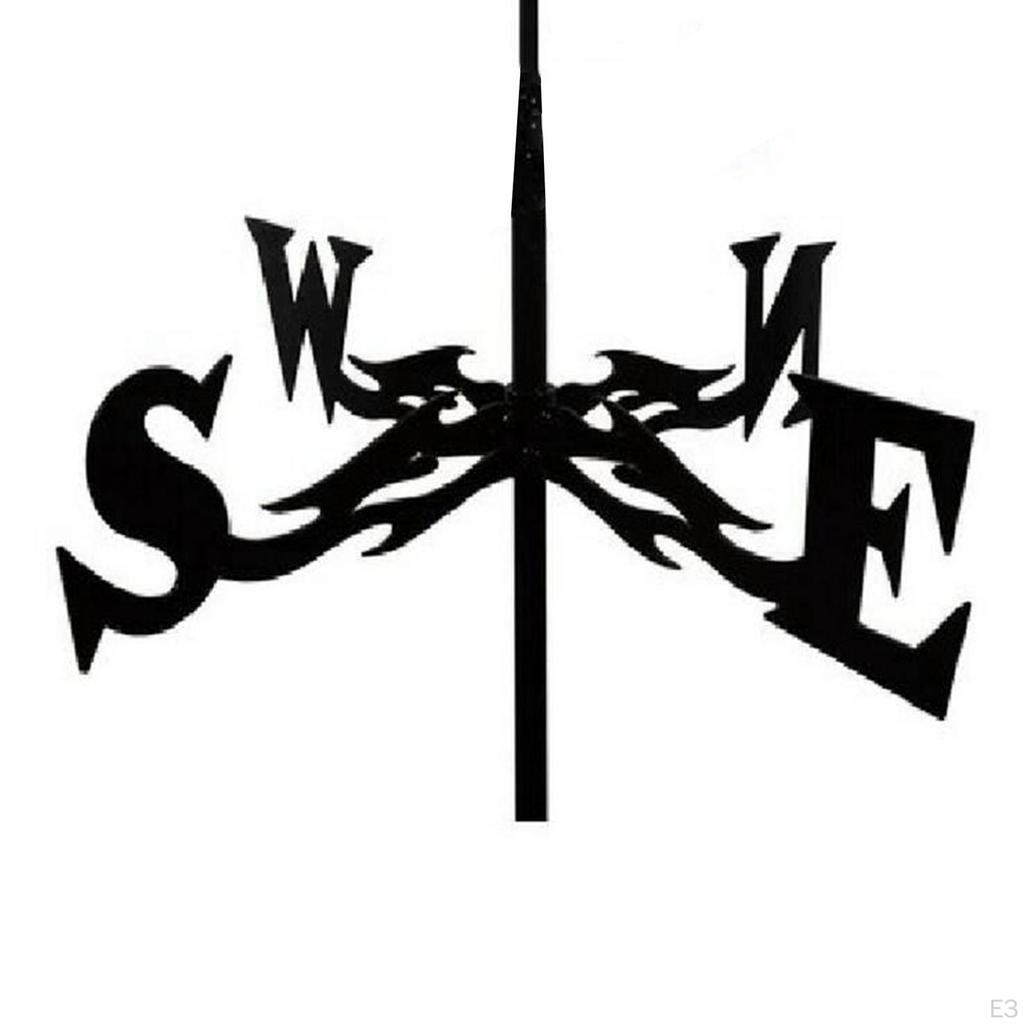 Classic European Style weathervane Scene Garden Stake Weather Vane Wind Direction Indicator