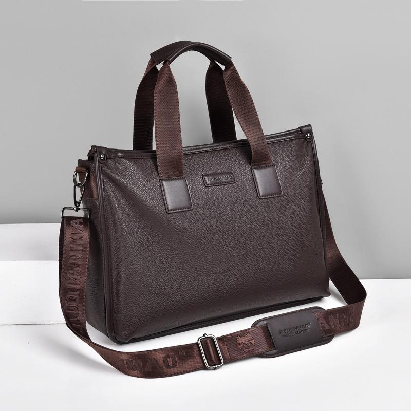 New men's messenger bag simple shoulder backpack business trip shoulder briefcase