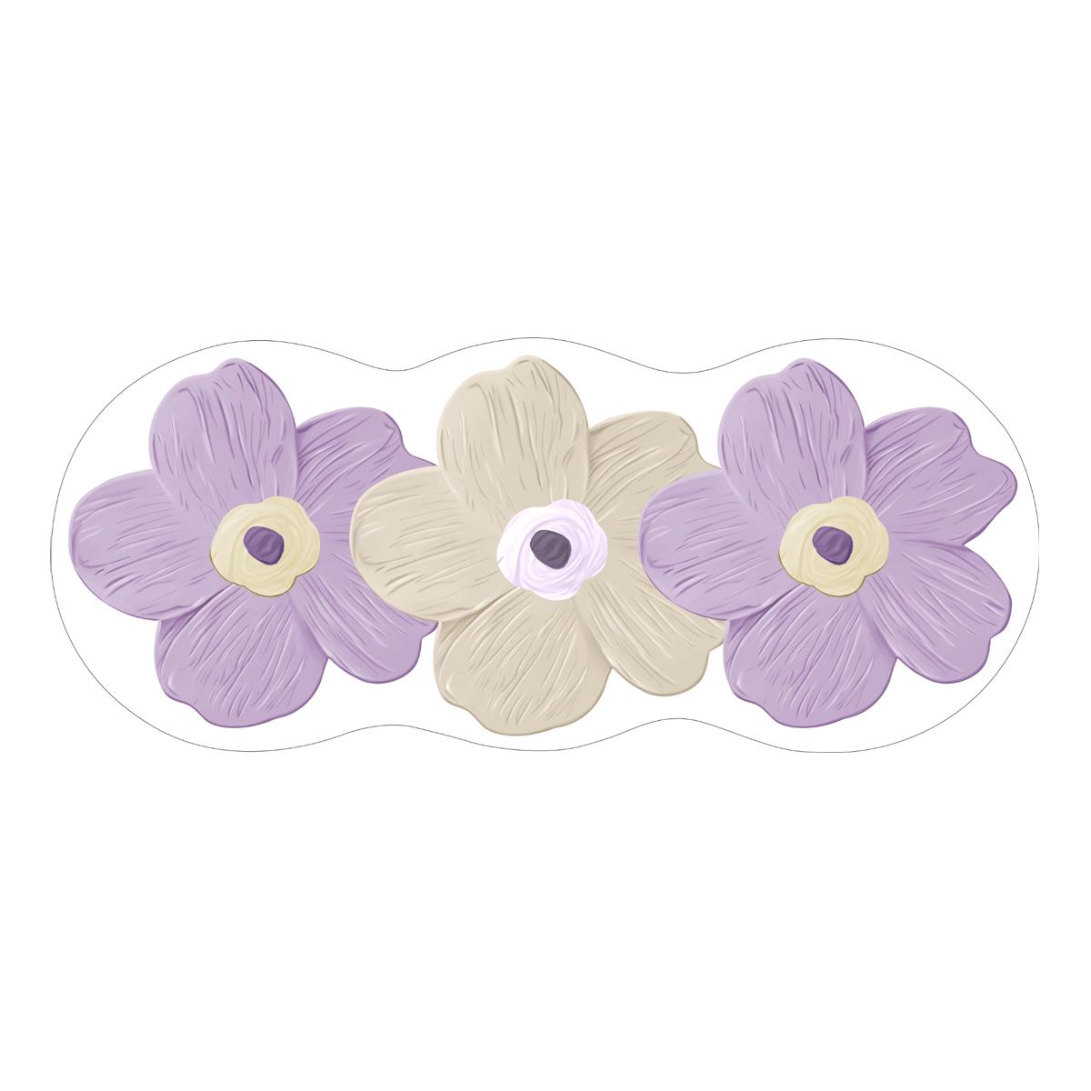 

Sky Blue Flower Rug Fluffy Soft Bedside Mat Cute Japanese Korean Home Decor Carpet for Bedroom 50x120cm