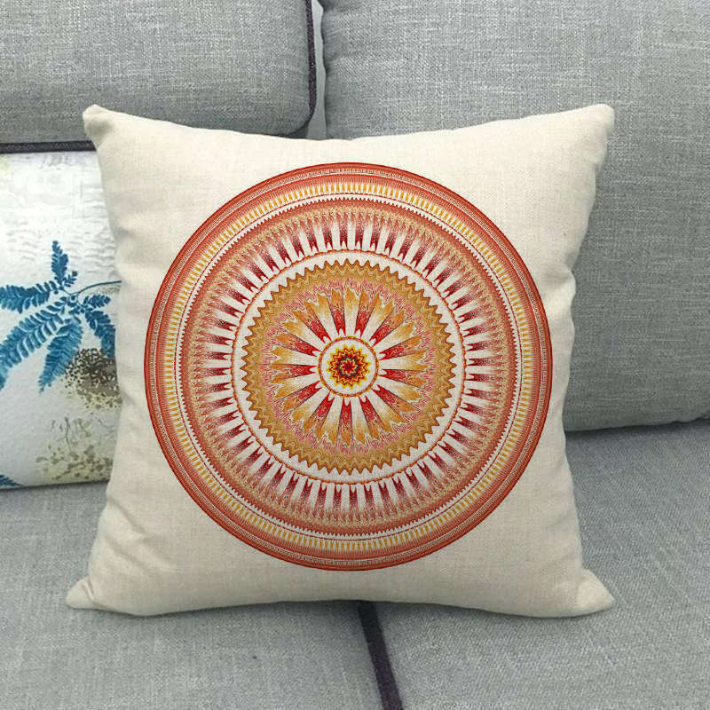Pattern Geometric Pattern Series Digital Printing Short Plush Pillow Covers For Car Sofa Office Cushion Cover Home Goods