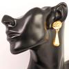 CHANEL Earring Swing / COCO Mark gold Plated Gold 29.8g Women Used