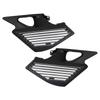Kawasaki Balius Side Covers with Machined Black (Alfin Covers) Fins,