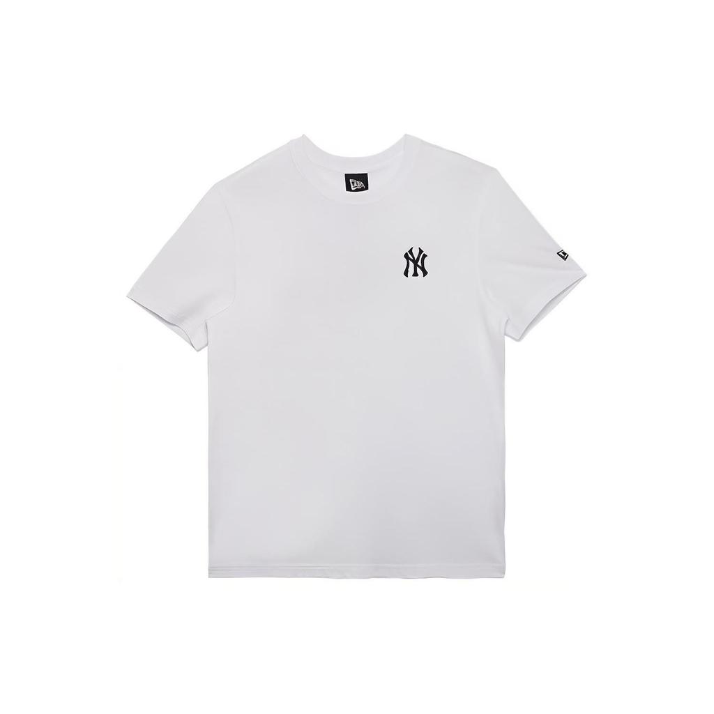 New Era New York Yankees Embroidered Loose Fit Short Sleeve T-Shirt Unisex tops White 14148861