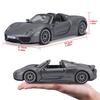 Bburago Scale Porsche 918 Spyder Gray Diecast Model Finished GY 1/24 / Car, Product, 18-21076