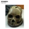 Creative Kitchen Knife Holder Skull Stand, Horror Atmosphere Desktop Decor for Halloween Party, Gothic Skull Knife Rack