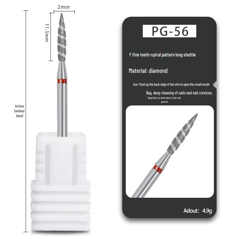 Russischer Diamantschleifer Maniküre-Werkzeug zur Nageloberflächen-Vorbehandlung