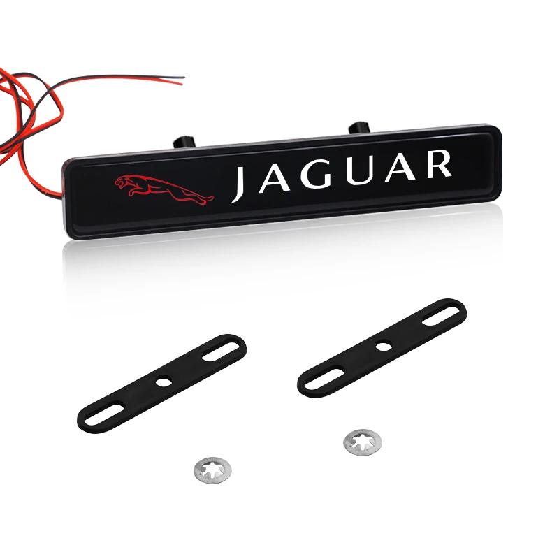 Luz Decorativa LED de Emblema de Grade Frontal para Capô de Carro Para Jaguar XF XE XJ XJ8 X351 F Pace X Type F Type Colar Tesoura Roupas Chaveiro