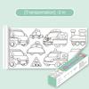 Kids Coloring Paper Roll Sticky Diy Wall Floor Painting Color Filling Graffiti Educational Art Toys For Kids Birthday Gifts