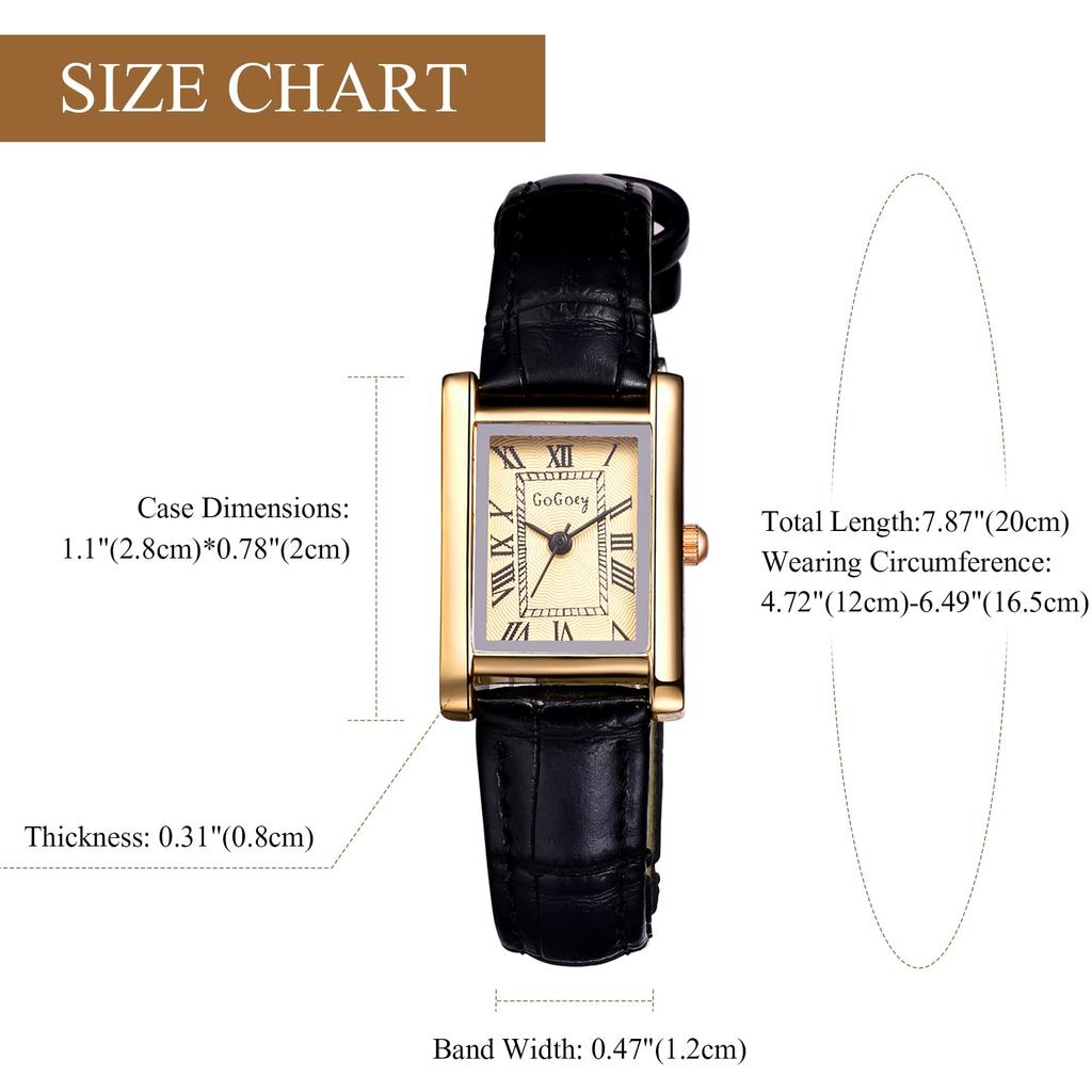 Watch with Leather Strap and Roman Alphabet Analog Antique Waterproof Quartz Watch In Silver and Black A Fashionable Accessory for or Her Women's