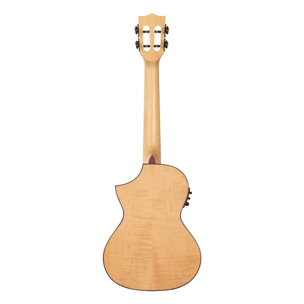 KALA Ukulele All Solid Flame Maple Series All Solid Flame Maple Body Tenor Bag KA-ASFM-T-CE_W/BAG [Gig Included]
