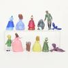 12pcs/set 3-5cm Sofia the First Figures Doll Princess Sophia Amber Cilo Prince James Queen Miranda Bird Clover Rabbit Hobby Toys