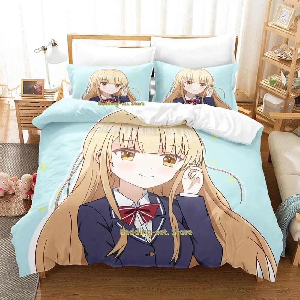 The Angel Next Door Spoils Me Rotten 3D Anime Bedding Set Kawaii Girls Duvet Cover Adult Kid Bedroom Decor