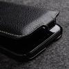 Genuine Leather Flip Cover for Apple iPhone 15 Pro Max, 14 Pro, 13, and 12 Plus