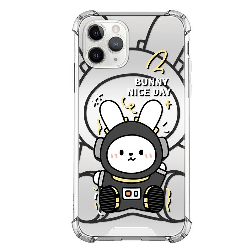 

Зеркальный чехол Zhitai Rabbit Cartoon для iPhone 11/12/13/14 Pro/Pro Max iPhone 13 Pro Max