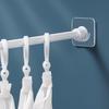 Adjustable Adhesive Curtain Rod Bracket and Clothes Drying Holder