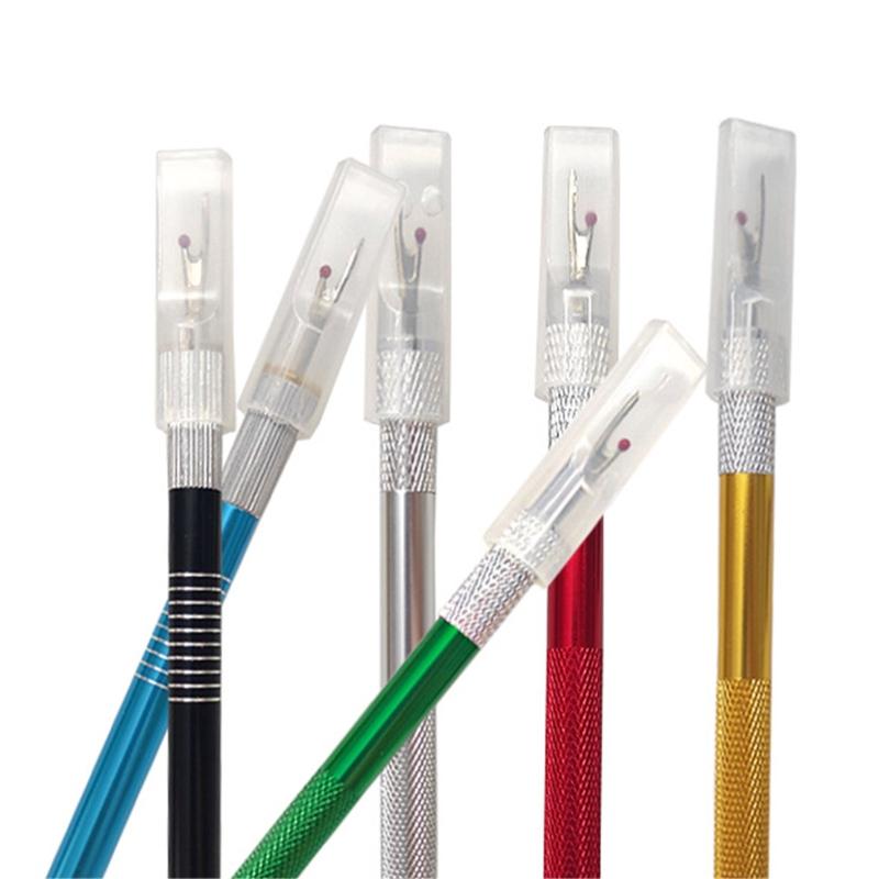 Seam Rippers for Sewing, Handy Stitch Tool Hem Ripper Sewing Tools with Replacement Heads for Opening Removing Seams