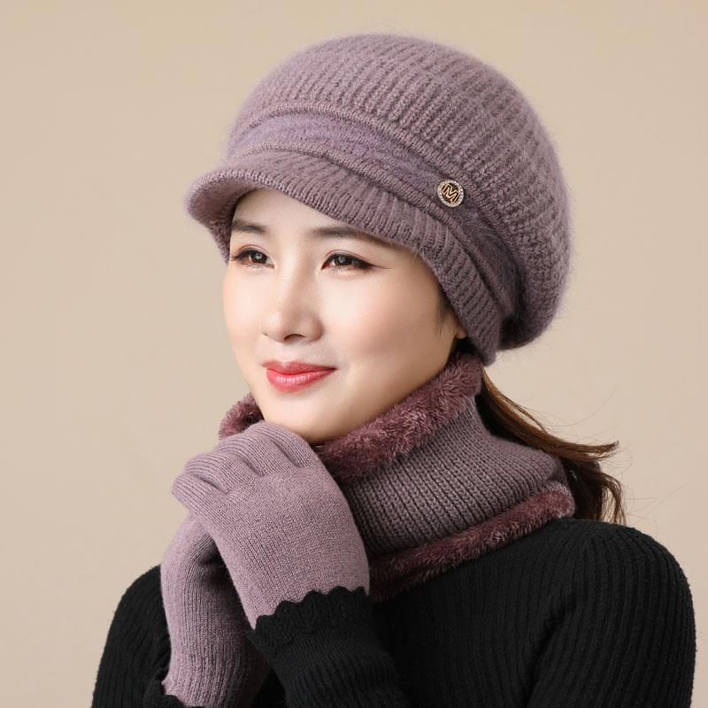 Women'S Beret Hat Lightweight Stretchy Winter Hat for Everyday & Formal Events - Perfect Christmas Gift for Women, Moms, Grandmas