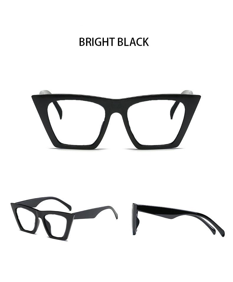 Fashion Square Hyperopia Prescription Glasses Ladies Luxury Cat Eye Anti Blue Light Computer Reading Glasses Women Vision +2 +3