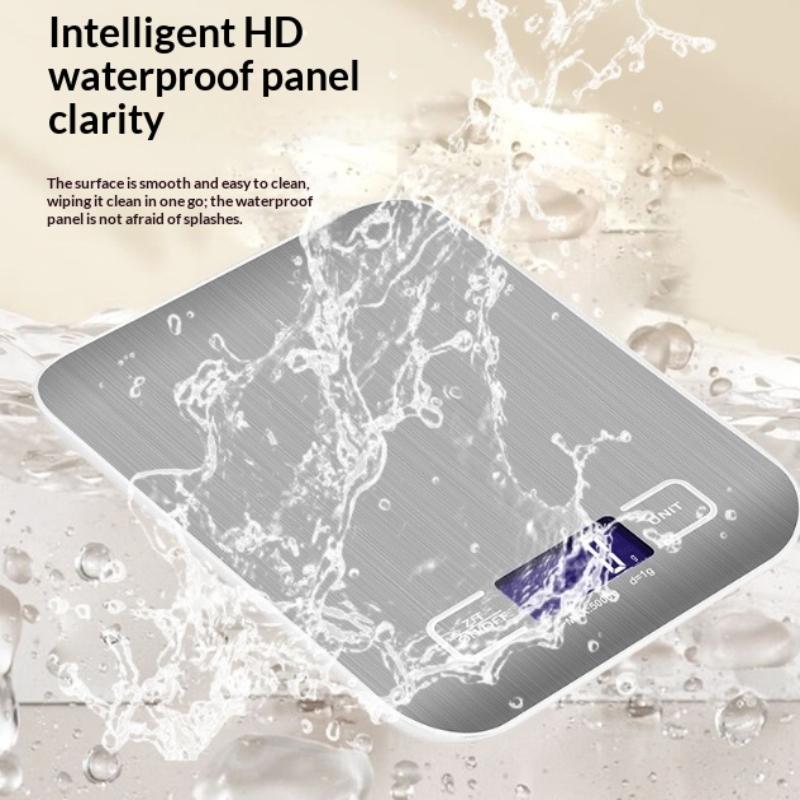 Rechargeable 3000G/0.1G Food Weighing Scale Digital Kitchen Scale Weight Grams Cooking Baking
