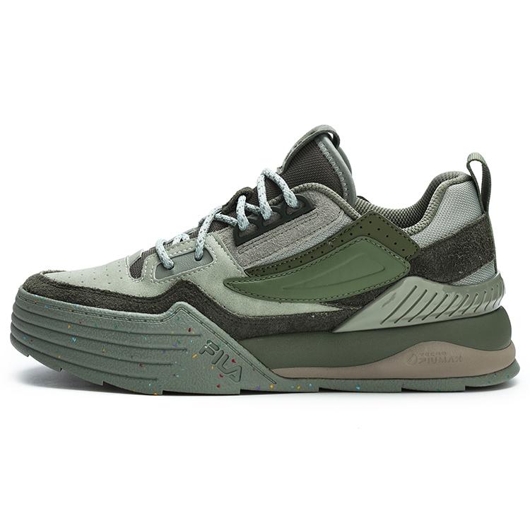 

FILA PALA Wear resistant And Lightweight Low top Skateboard Shoes Women s Green F12W311203FSB 38.5