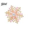 Black And White Brooch Snowflake Full Diamond Multifunctional Jewelry