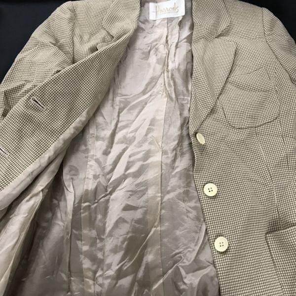 Vyrobeno v Japonsku Harrods Tailored Blazer Dámské M Béžové Formální(POUŽITÝ)