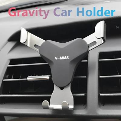 Yerçekimi Araba Tutucu Otomatik Hava Menfezi Montaj Klipsi Braketi Hücre Tutucu Manyetik Olmayan GPS Cep Telefonu Standı IPhone 14 Xiaomi Samsung için