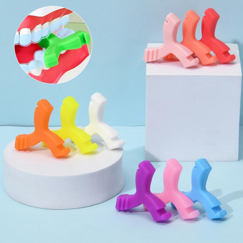 1Pcs Silicone Teeth Stick Bite Dental Aligner Chewies Orthodontic Bite Chewies Prevent Face Distortion Y Shaped