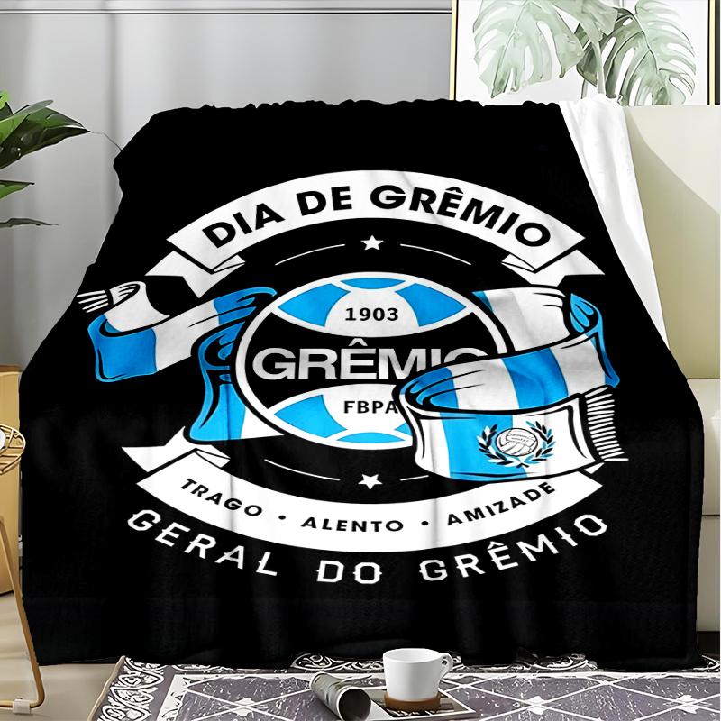 1PC Grêmio FBPA Printed Soft Flannel Blanket Throw for Adult Bedroom Living Room Sofa Camping Travel Fan Gifts Christmas Gifts