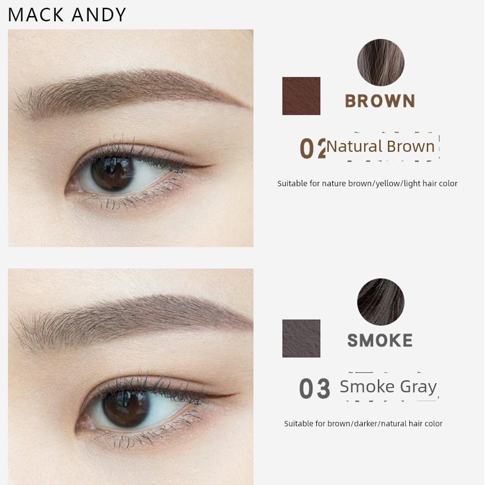 Maco Andy Long Lasting Fadeless Nature Double-Headed Eyebrow Pencil