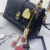 Trendy Mesh Keychain With Decorative Mirror Detailin Metal Key Holder For Backpacks Purses Belts Bag Accessories
