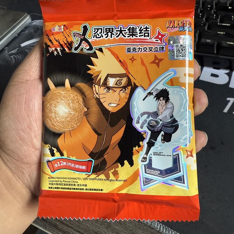 EAKI Naruto Character Standing Card Ninja World Assembly Series Uchiha Sasuke Haruno Sakura Hatake Kakashi Nara Shikamaru Cards
