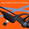 Bluetooth 5.3 Bone Conduction Headphones With Mic Wireless Bluetooth Headset  Workout