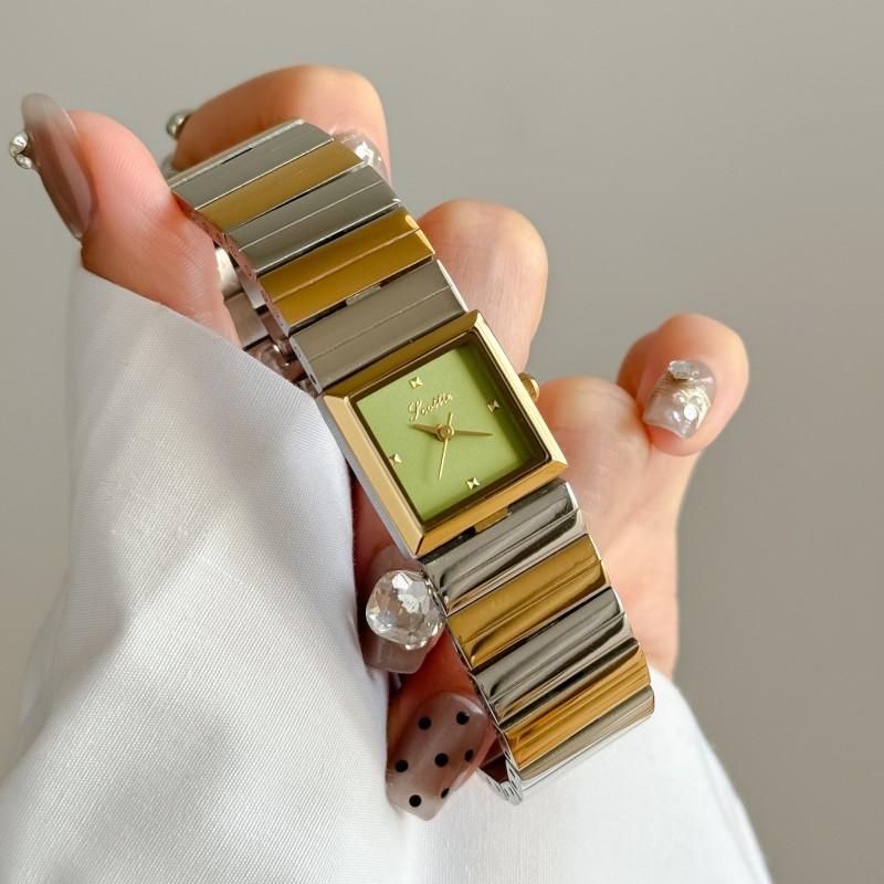 Minimalist Square Dial Womens Quartz Watch Stainless Steel Band Fashion Wristwatch 2026 New Arrival