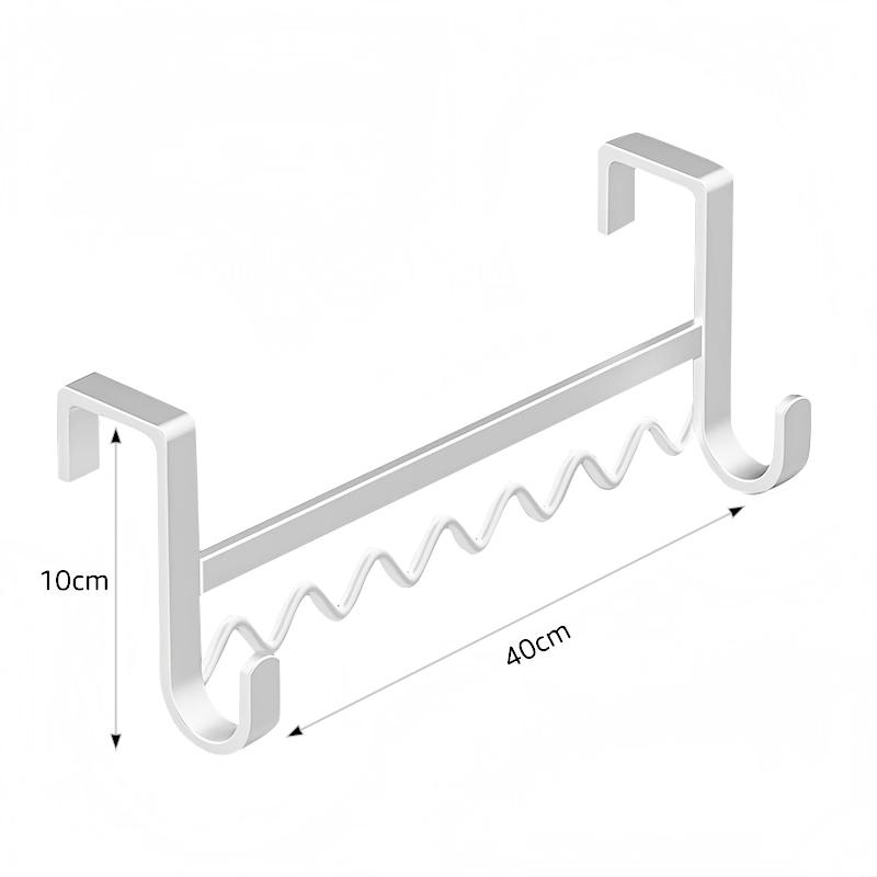 

Clothes Storage Hook No Drill Coat Rack Space Saving Bedside Hooks Rack Over Bed Hanger Organizer Convenient Clothes Organizer белый