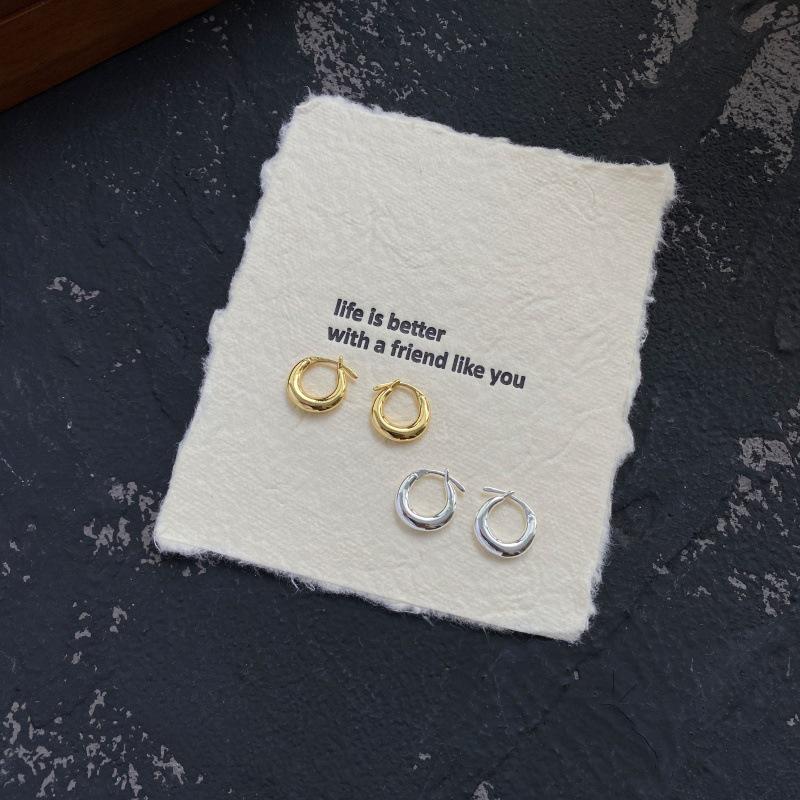 Sophie Buhai Minimalist Oval Drop Earrings: High-End, Versatile Design for Women