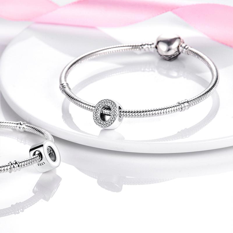 Original Beads 100% 925 Silver 26 Letters A-Z Charms Fit Original Bracelets & 3mm DIY Jewelry Making Women Gifts