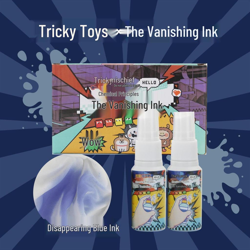 Trace-less Blue Disappearing Ink Prank Spray