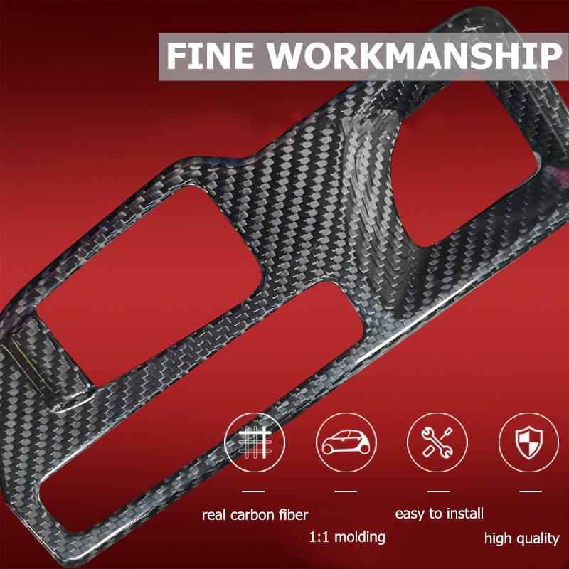 For Toyota GR Supra MK5 A90 A91 2019-2022 Center Control Gear Panel Trim Stickers Carbon Fiber LHD RHD Car Accessories