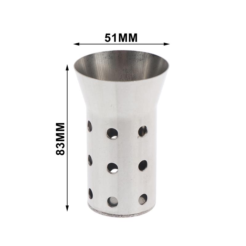 Motorcycle Exhaust Muffler Adjustable DB Killer Noise Eliminator High Temperature Resistant for Dirt Bike ATV Use A51mm