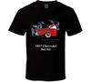 1957 Chevrolet Bel Air Patenttekening T-shirt Sassy 57 Chevy Hardtop Tri 5 210 15