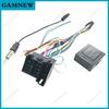 Car Radio Stereo Head Unit 16Pin Wire Harness Adapter With Canbus Box For Volkswagen Android Power Cable Connector